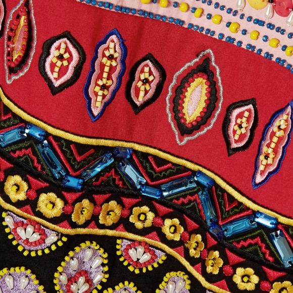 Alice + Olivia Arwen Embellished A-Line Gown 6 - Picture 6 of 7